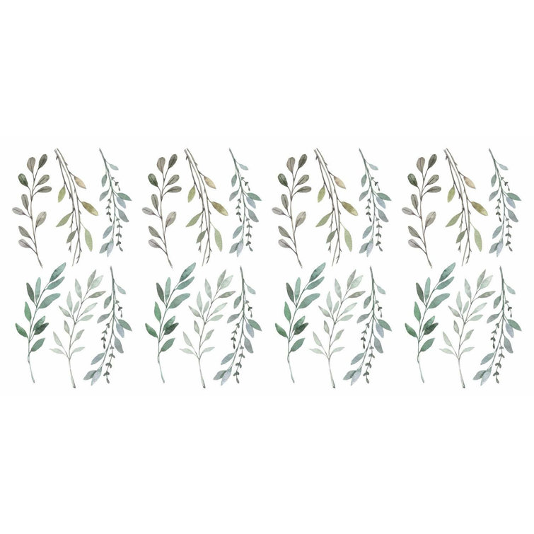 York Wallcoverings COUNTRY LEAVES PEEL AND STICK WALL DECALS Wayfair